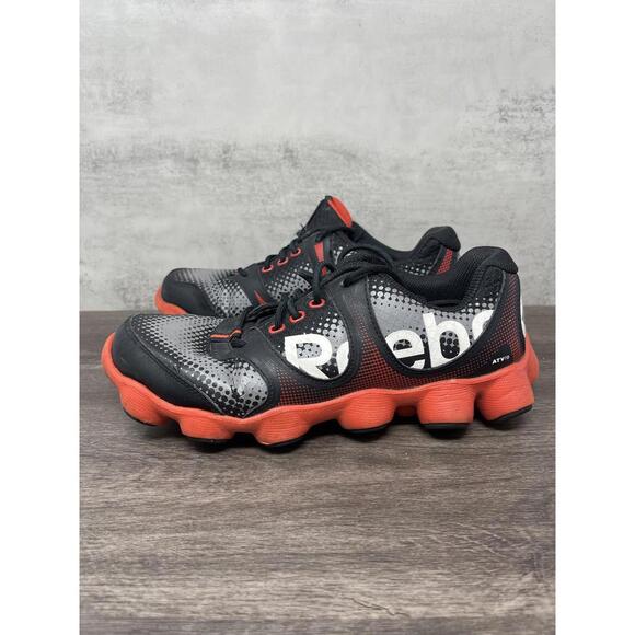 Reebok ATV 19 Shoes Mens Size Black Red Running Trainer Sneakers